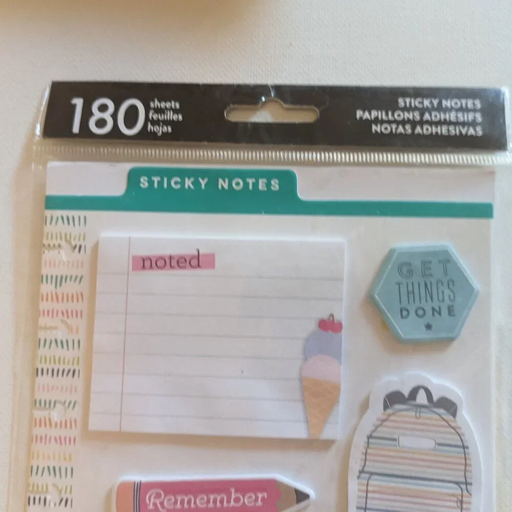 NWT Happy Planner Student 180pc Sticky Notes Pads College Christmas Holiday Gift